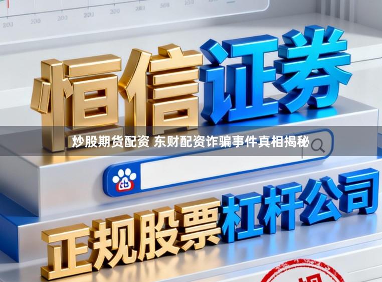 炒股期货配资 东财配资诈骗事件真相揭秘