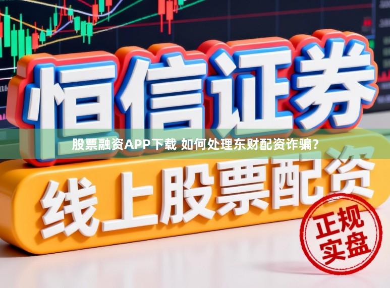 股票融资APP下载 如何处理东财配资诈骗？
